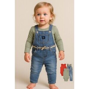Baby B’gosh Denim Overalls 18M | Baby Girl Blue Jean Jumper Pants